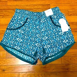 Japna 2 pack Teal Shorts nwt